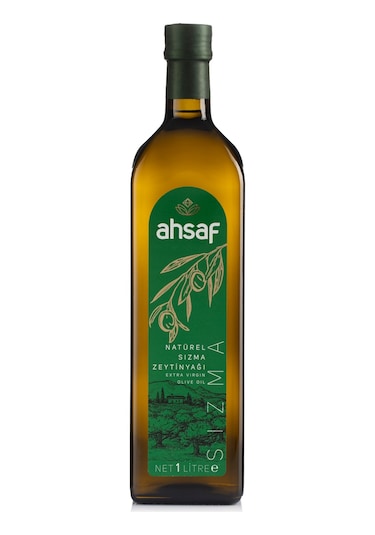 Ahsaf Natürel Sızma Zeytinyağı Cam 1 L