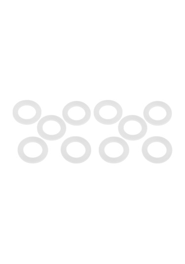 Neevoyu 10 Adet 1 1/4 İnç Beyaz Silikon Düz Yalıtım Y垫片: Isıya Dayanıklı, Toksiksiz, Su Isıtıcıları İçin Efficent Leakage Önleyici