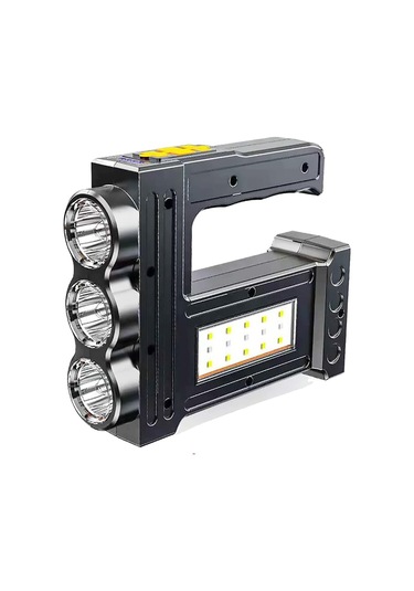 Ccgloball 1000 Lumen Usb Şarj Edilebilir Led Fener Siyah