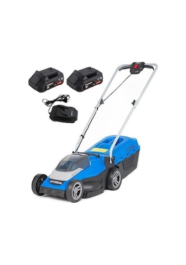 Hyundai HYM33LI Akülü Çim Biçme Makinesi + 2.0 Ah Akü 2 Adet + Şarj Cihazı