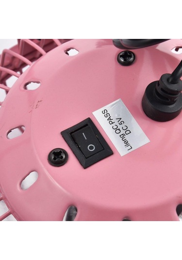 Qtqgoıtem Metal Bilgisayar Dizüstü Bilgisayar Sessiz Mini Soğutucu Soğutma Usb Fan 3 Pcs Pembe Model: C4d 42f B79 938 90f