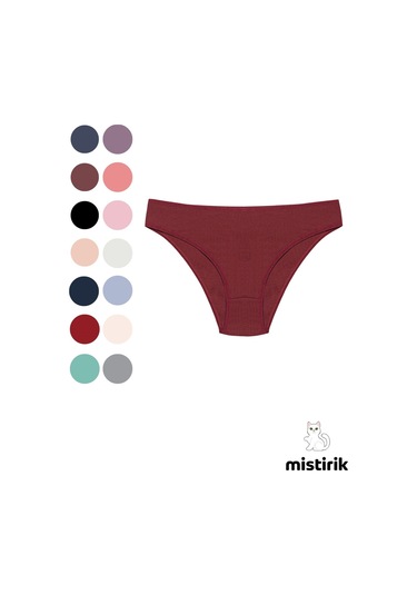 Taranto Model Fitilli Esnek Spor Külot Bordo Renk Bordo