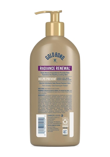 Gold Bond Radiance Renewal Nemlendirici Vücut Losyonu 396 G
