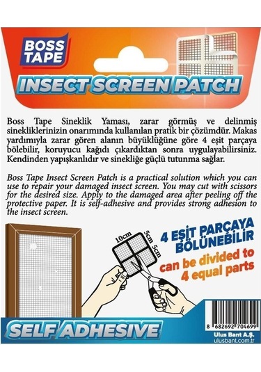 Boss Tape Sineklik Yama Tamir Bandı 1 Adet