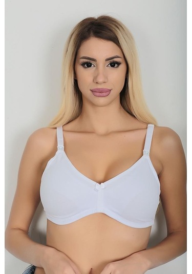 Sistina Bayan Beyaz Lohusa Anne Emzirme Sütyeni 505 Beyaz