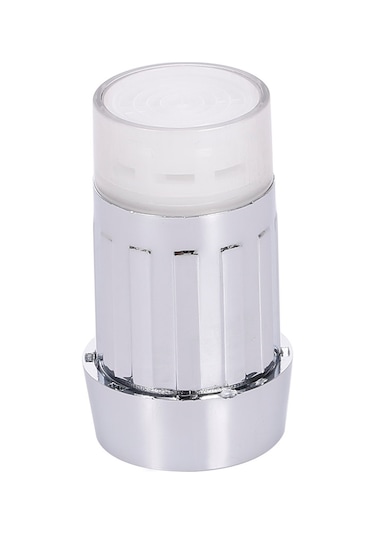 Geeksen Led Su Musluğu Işık Su Akışı Otomatik Olarak Çoklu Renkleri Değiştiren Su Musluğu Mutfak Banyo İçin Gümüş