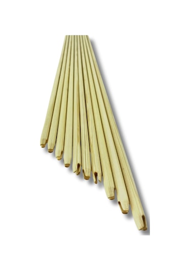 Adi Gezli Vernikli Ahşap Ok Şaftı 5 Adet