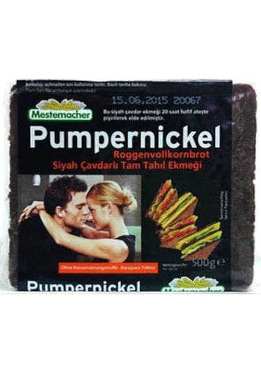 Mestemacher Siyah Çavdarlı Tam Tahıl Ekmeği 500 G