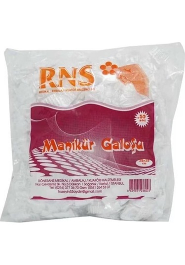 100 Adet Şeffaf Pedikür Galoşu 8 Mikron Tek Kullanımlık Kullan At 80x80