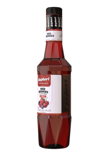 Saphori Acılı Kırmızı Meyveler Aromalı Kokteyl Şurubu 700 Ml