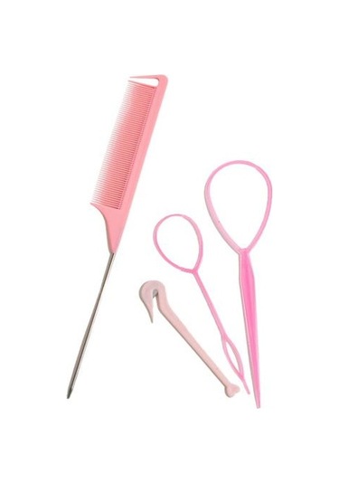 1 Takım Saç Örgü Aracı Katı Klipler Tarak Saç Disk Çizilmez Çekme Pimleri Kadın İçin Set