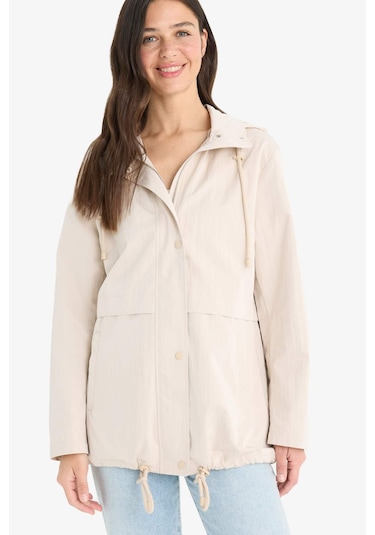 Defacto Su Geçirmez Regular Fit Kapüşonlu Fermuarlı Yağmurluk E8605ax25aubg501 Bej Defacto Su Geçirmez Regular Fit Kapüşonlu Fermuarlı Yağmurluk E8605ax25aubg501 Bej