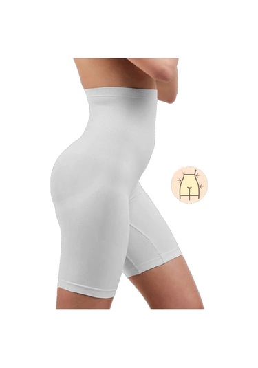 870 K-05 Kadın Paçalı Bel Toparlayıcı Korse Ten