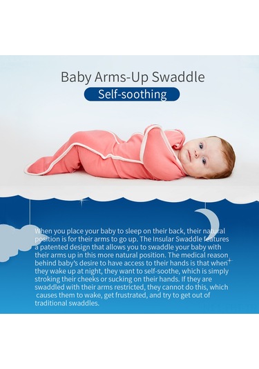 Hangfox 3-6 Ay Bebekler İçin Pamuklu Esnek Uyku Tulumu - Yumuşak Nefesli Sarıtm, Rahim Gibi Konfor, Mavi L 68cm Mavi