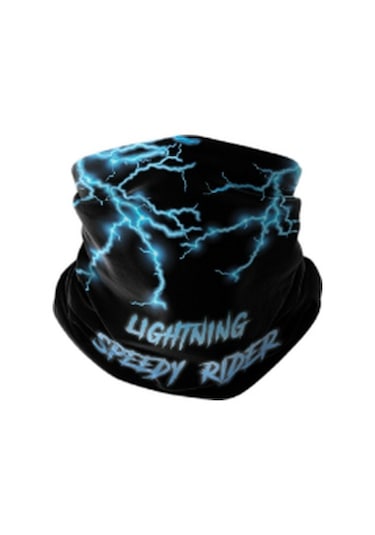 Yeles Lightning Speedy Rider Motorcu Buff Maske Boyunluk Unisex Bandana
