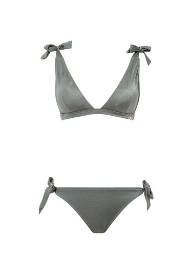 U.S. Polo Assn. Kadın Haki Bikini Takım Haki