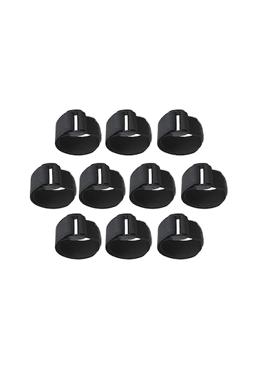 Homyl 10x Yeniden Kullanılabilir Kablo Bağları Tel 2cmx30cm