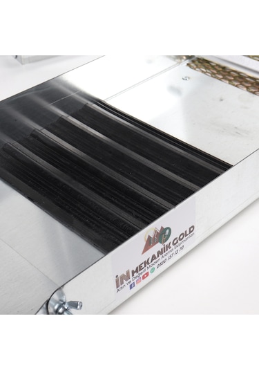 In Mekanik Katlanır Savak Sluice Box Altın Yıkama Ekipmanı