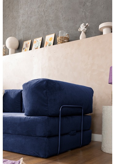 Argimo Godila Yatak Köşe Koltuk Lacivert