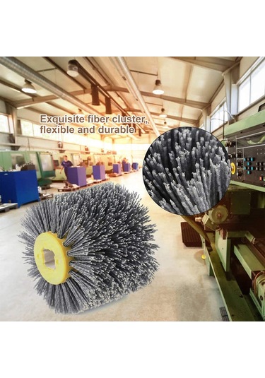 Sones Aşındırıcı Tel Çekme Tekerleği Ahşap Damar Azaltma Yenileme Çekme Tekerleği, Grit:320 Mesh