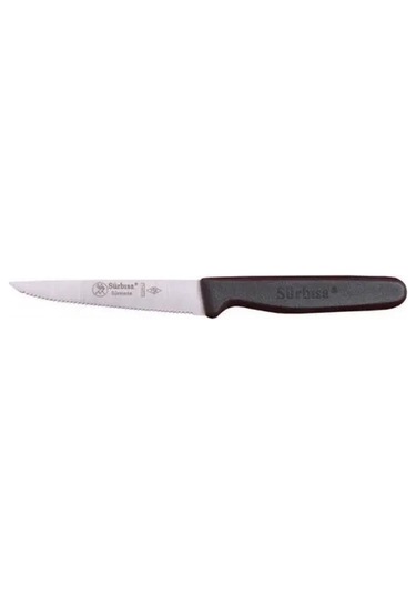 61004lz - Sürmene Lazerli, Tırtıklı Sebze Bıçağı 9,5cm