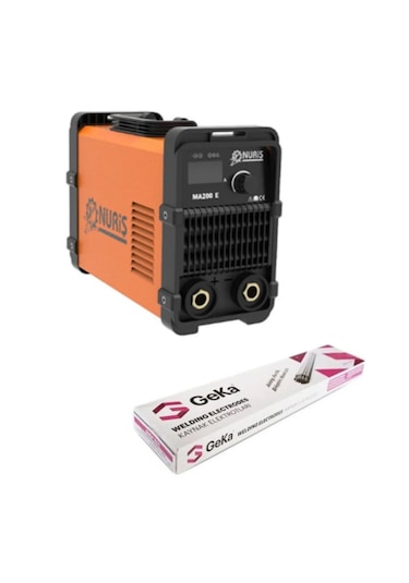 Nuriş Ma200e İnverter Kaynak Makinesi 200a + 1 Paket 2.5mm Elektr