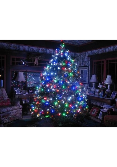 Renkli Yılbaşı Çam Ağacı Süsleme Işığı 10 Metre Led Lambaları