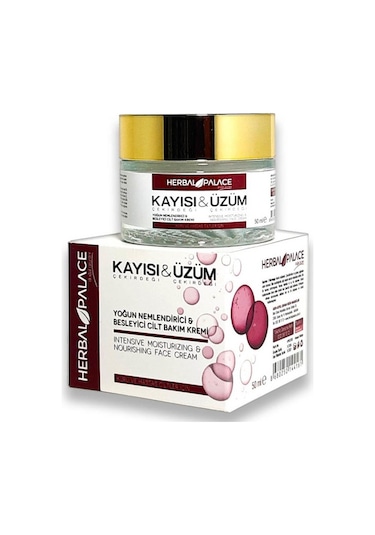 Herbal Palace Kayısı Çekirdeği Üzüm Çekirdeği Kremi 50 ML