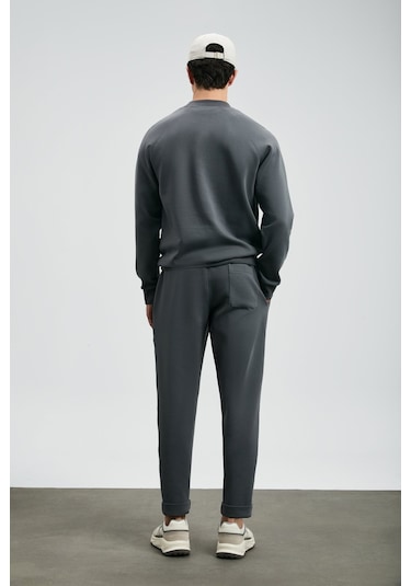 Lufian Erkek Rex Eşofman Altı 112050075 Koyu Gri Koyu Gri