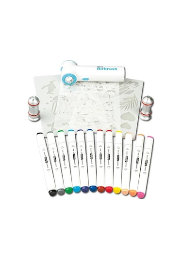 Serve Marker Airbrush Kit 12 Adet Keçeli Kalem