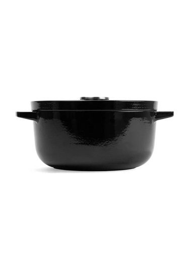 Kitchenaid Cc006058 Döküm Demir Tencere 22 Cm / 3.3 L Onyx Siyah