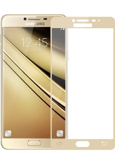 Galaxy A7 2016 Ekranı Tam Kaplayan Cam Koruyucu
