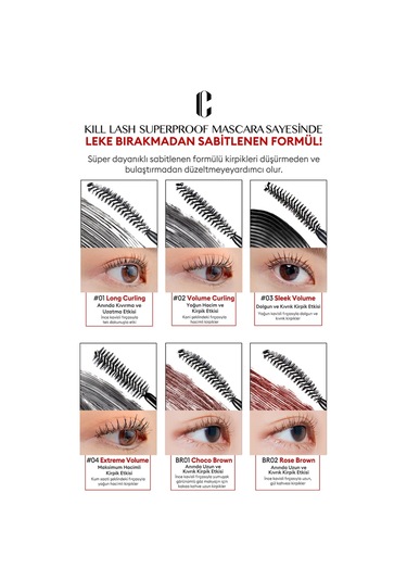 Clio Kill Lash Superproof Mascara 02 Volume Curling