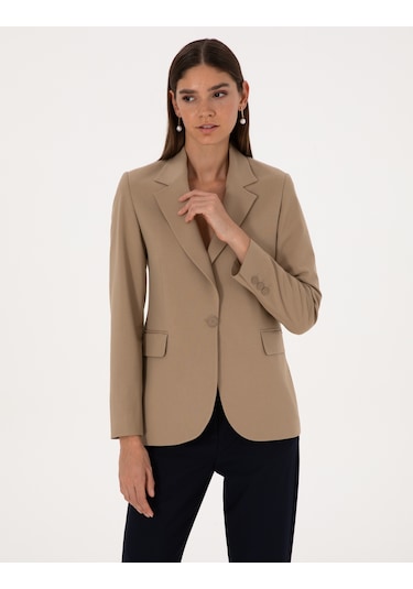 Pierre Cardin Kadın Bej Ceket 50319423-vr011 Bej