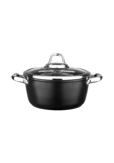 Leggno Mst2828Dt24Bk Master Titanium Tencere Siyah 24Cm