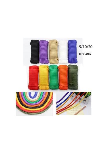 Renkler Dış Mekan Aleti Çap 3mm Paraşüt İpi Kordon İpi Çadır İpleri Paraşüt İpleri 550 İp Hayatta Kalma Kiti Haki