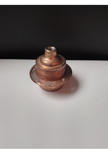 Orgun Dekoratif E27 Rondelalı Bakır Metal Duy 10'lu
