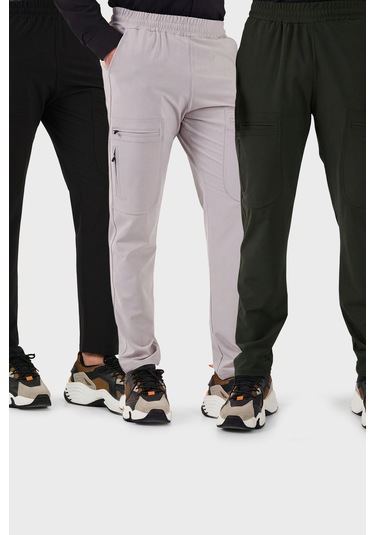 Buratti Erkek Pantolon 693710s3 Siyah Gri Haki