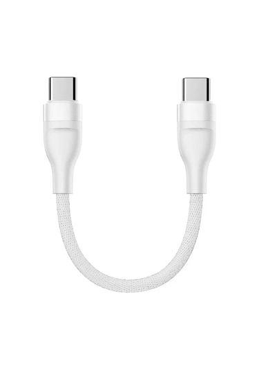 Snapbuy Pd60w Tip C Hızlı Şarj Kablosu 0.25m - Tablet, Telefon Ve Dizüstü Şarj Whıte 0.25 M