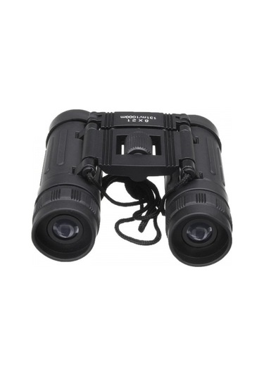 Nikula 8x21 Av Dürbünü - 131m/1000m - Kauçuk Kaplama Siyah