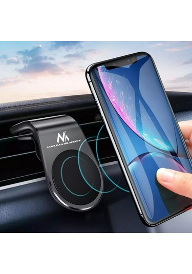 Maclean Araba Telefon Tutucu Manyetik Evrensel Hava Menfezi Montajı Abs Malzeme Mc-326 Diğer