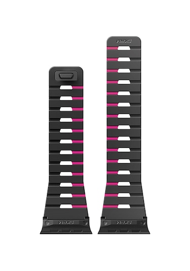 Watch 40mm Skinarma Gemini Serisi Tpu Magnetik Silikon Kordon Siyah-pembe