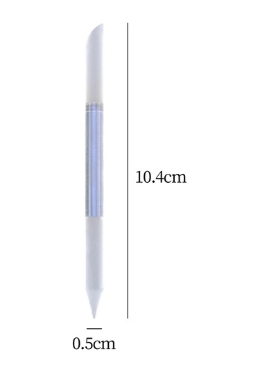 Suntek Çift Uçlu Cam Tırnak Eti İtici Manikür Temizlemek
