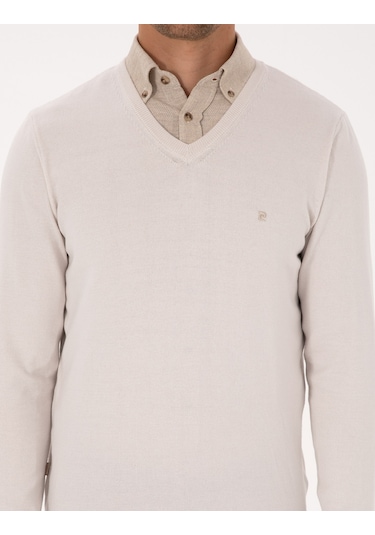 Pierre Cardin Erkek Taş Kazak /triko 50314190-vr049 Taş