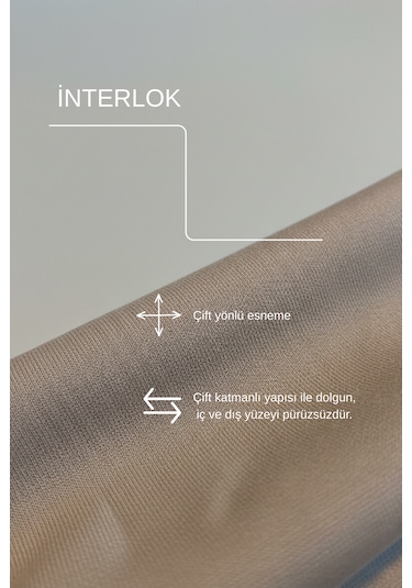 Allunique Erkek Pamuklu Oversize Bisiklet Yaka Vizon T-shirt