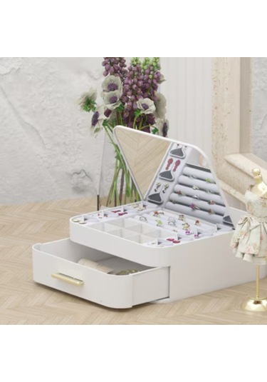 Larimar Aynalı Takı Organizeri - 9042244086298lmr Çok Renkli