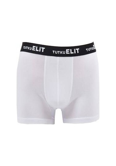 Tutku Elit Erkek Modal Elastan Spor Boxer 6'lı 1252 X Beyaz