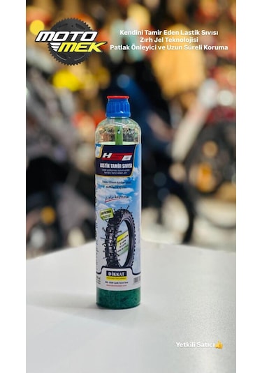 Acil Lastik Tamir Sıvısı 500ml Kendini Tamir Eden Zırh Jel Motosiklet Ve Scooter Uyumlu