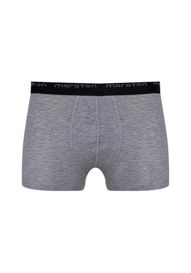 Maraton 2'li Erkek Gri Melanj Boxer Gri Melanj