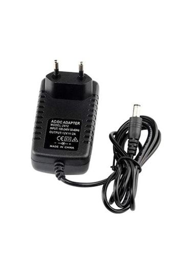 12v 2a Şerit Led Adaptörü 12 Volt 2 Amper Kamera Adaptörü